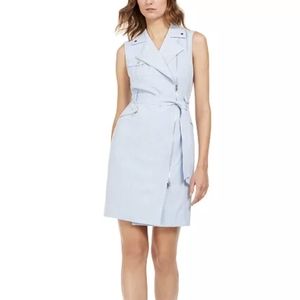 Calvin Klein Moto Wrap Dress